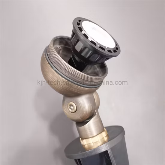 Mudança de cor inteligente RGB IP67 12V LED de baixa tensão melhor iluminação de jardim para quintal ao ar livre iluminação de paisagem de latão